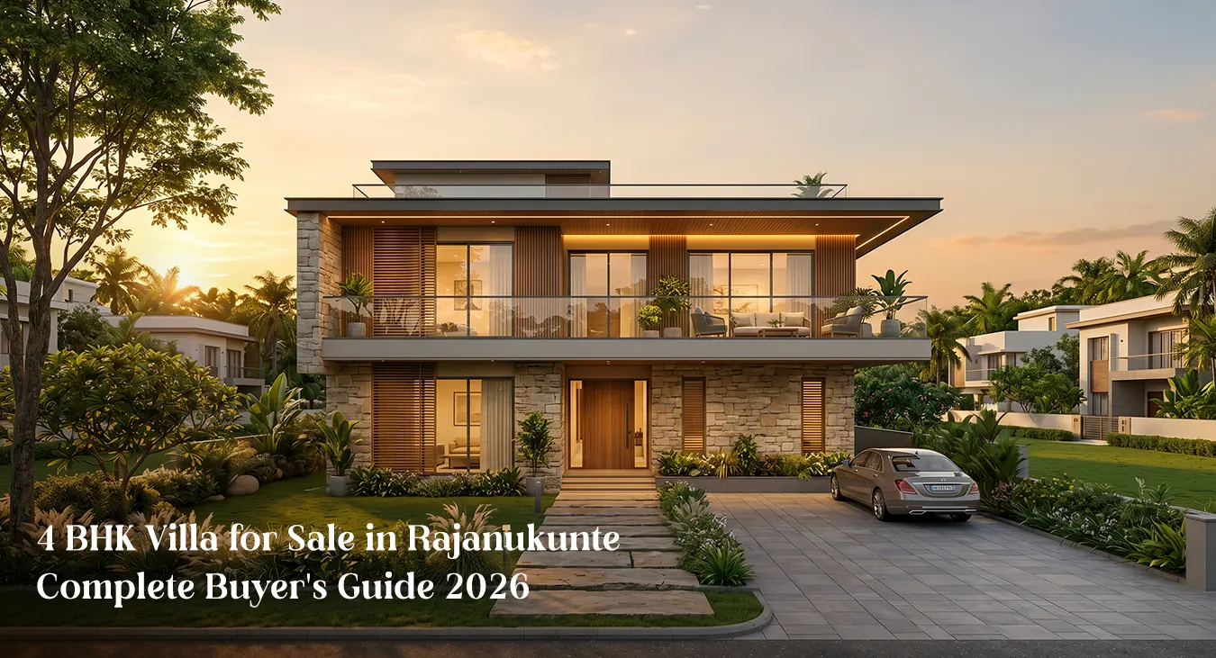 4 BHK villa for sale in Rajanukunte North Bangalore — MIMS Oakdale luxury gated community