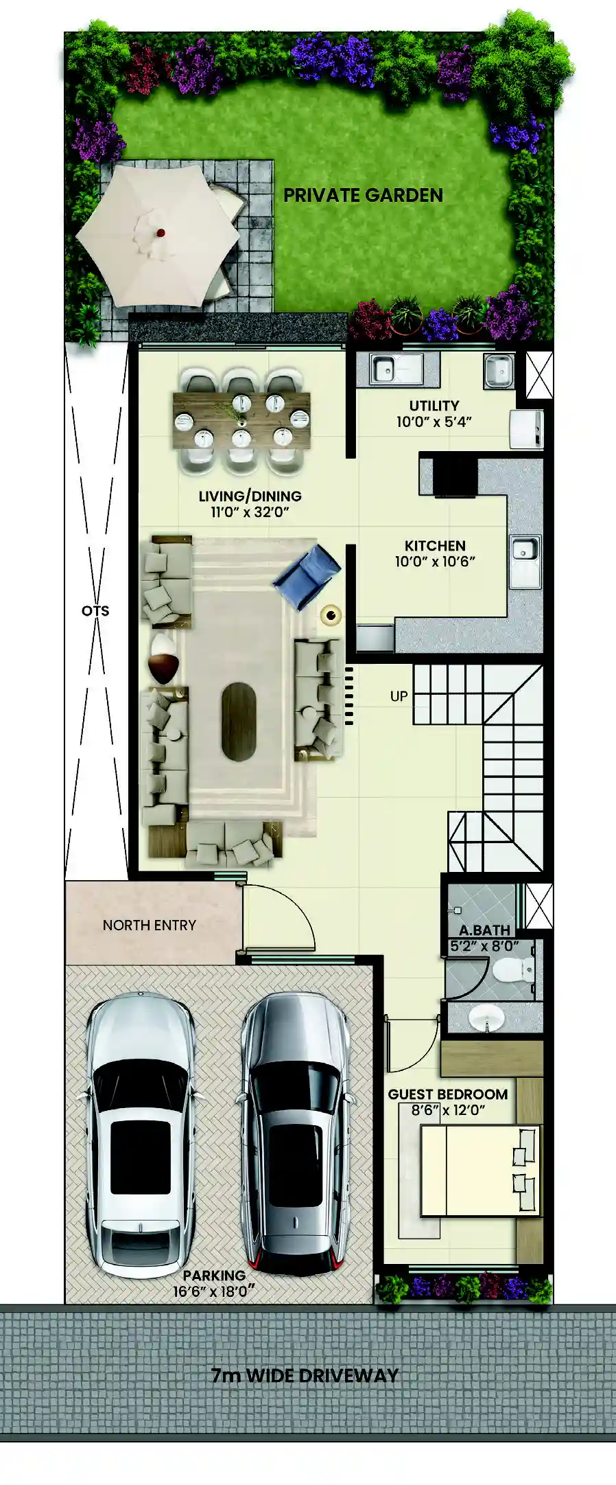 West Facing Ground Floor