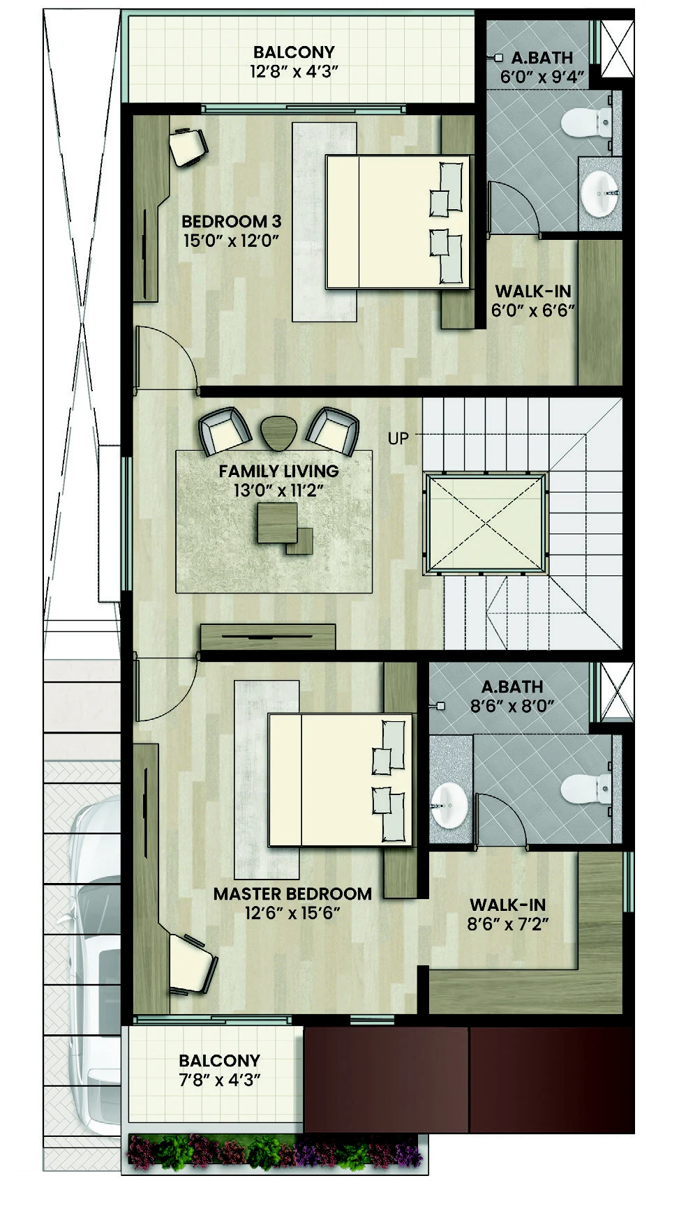 West Facing First Floor